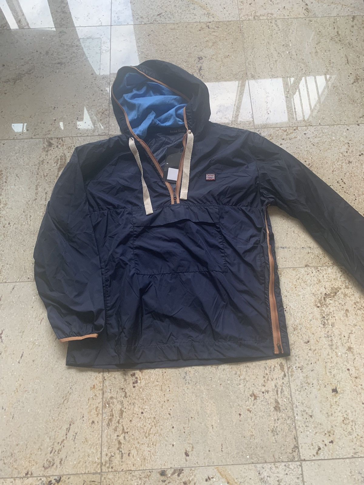 Acne Studios FN-MN-OUTW000006 Face Embroidered Hoodie Size US XL / EU 56 / 4 - 2 Thumbnail