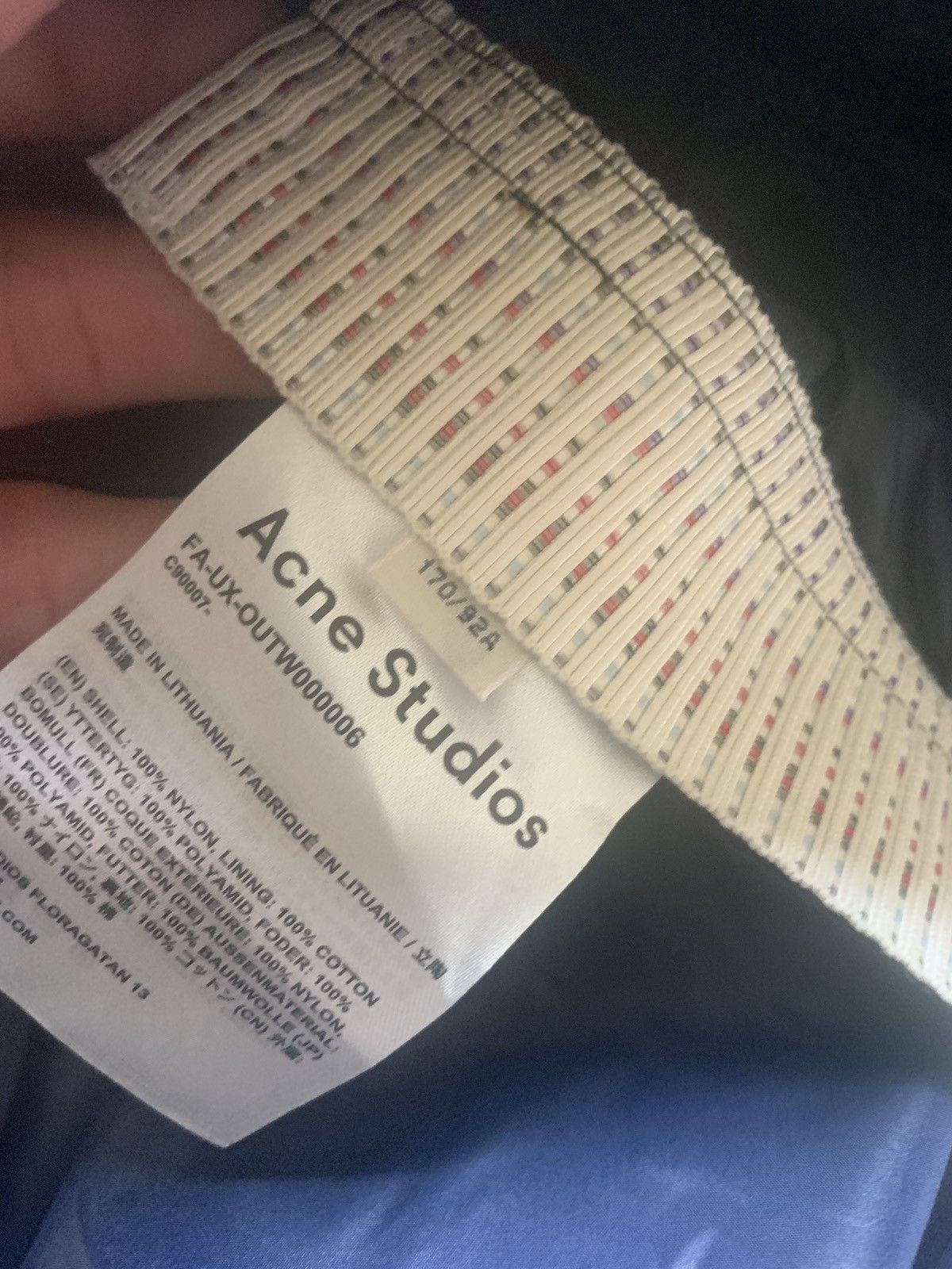 Acne Studios FN-MN-OUTW000006 Face Embroidered Hoodie Size US XL / EU 56 / 4 - 12 Thumbnail