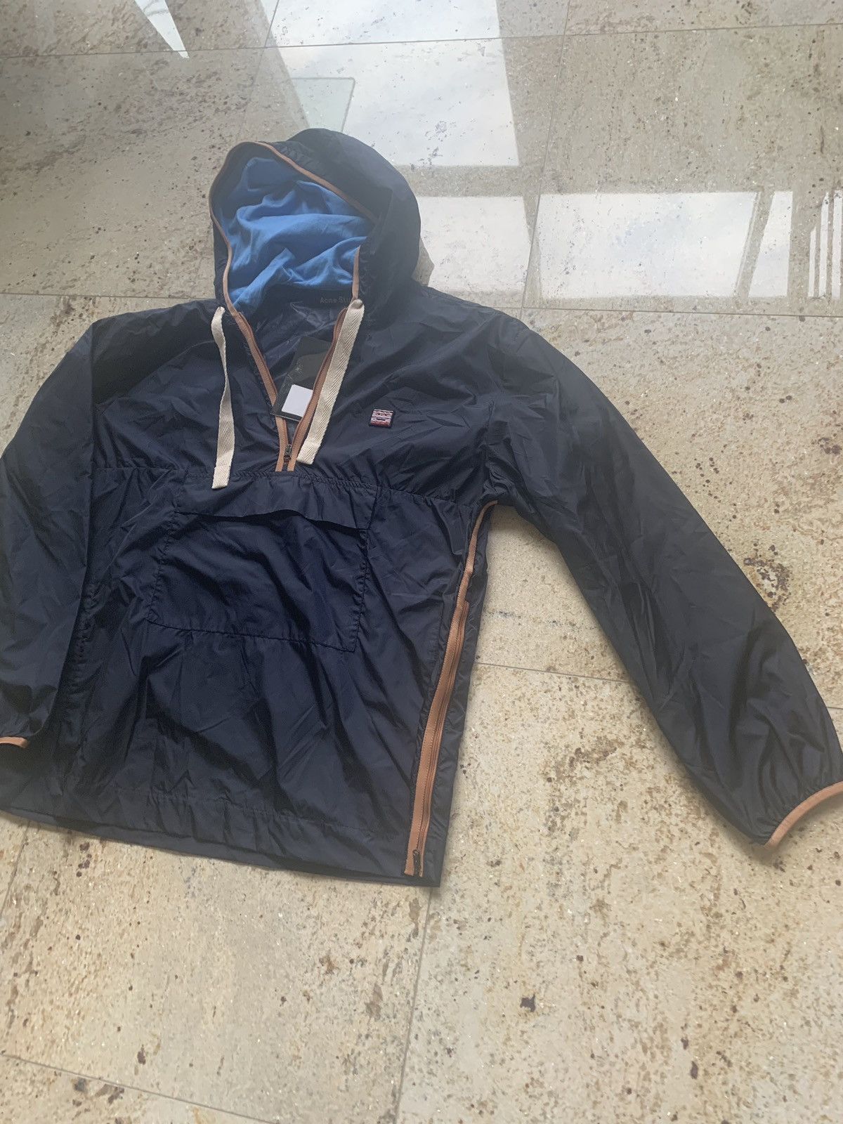 Acne Studios FN-MN-OUTW000006 Face Embroidered Hoodie Size US XL / EU 56 / 4 - 6 Thumbnail