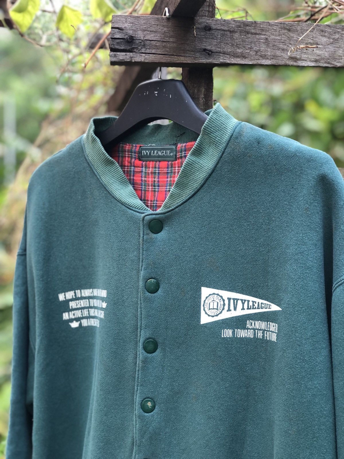 Japanese Brand Vintage 80's Varsity Jacket IVY League Size US M / EU 48-50 / 2 - 2 Thumbnail
