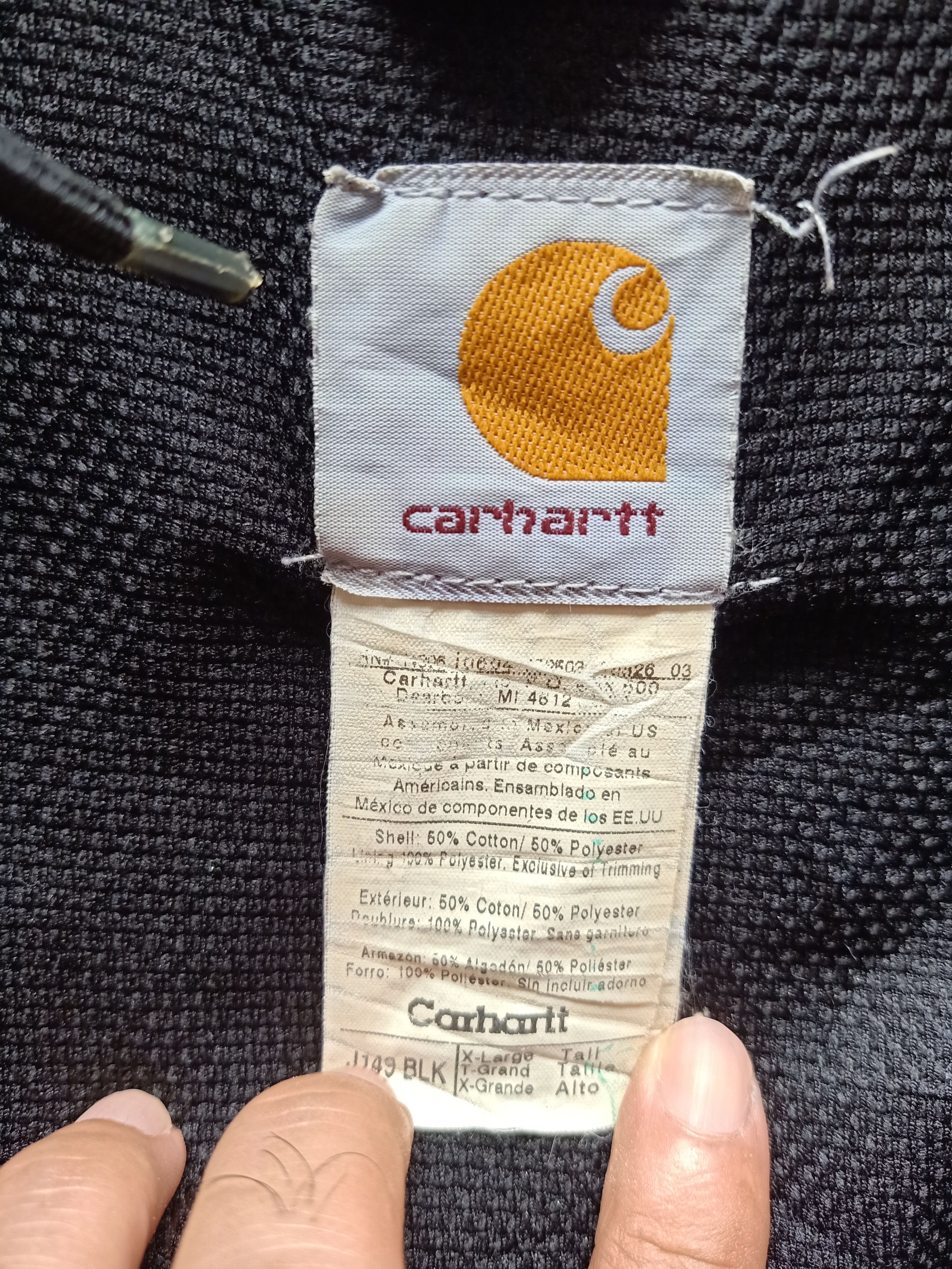 Carhartt × Carhartt Wip × Vintage Carhatt Heavy Zipper Hoodie Jacket Size US XL / EU 56 / 4 - 9 Thumbnail