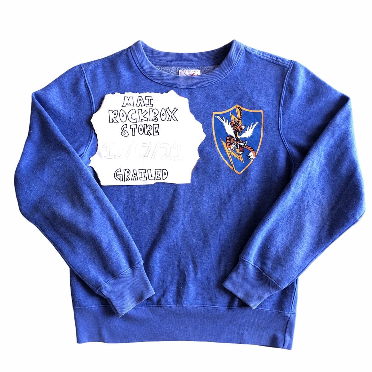 Japanese Brand Flying Tiger Military Inspred WWii Sweatshirt by Bob Dong Size US M / EU 48-50 / 2 - 1 Thumbnail