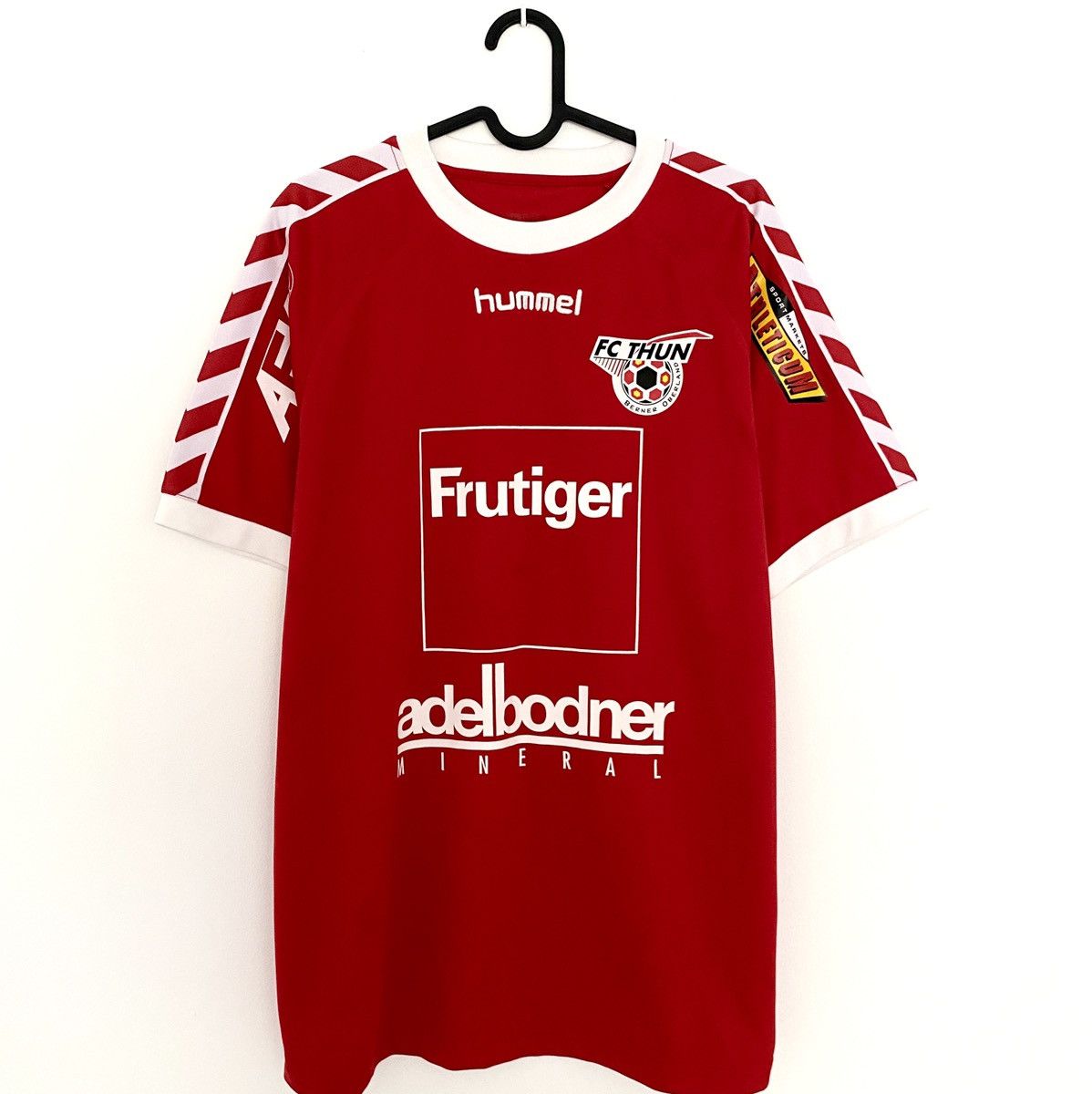 Hummel × Vintage 2005 2006 Thun MATCH ISSUE Gerber Hummel Soccer Jersey Size US L / EU 52-54 / 3 - 4 Thumbnail