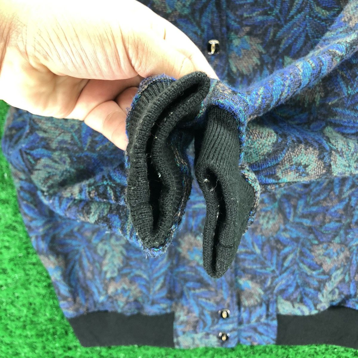 Aran Isles Knitwear Vintage 80's Knit Women Jacket Button Up Size M / US 6-8 / IT 42-44 - 8 Thumbnail