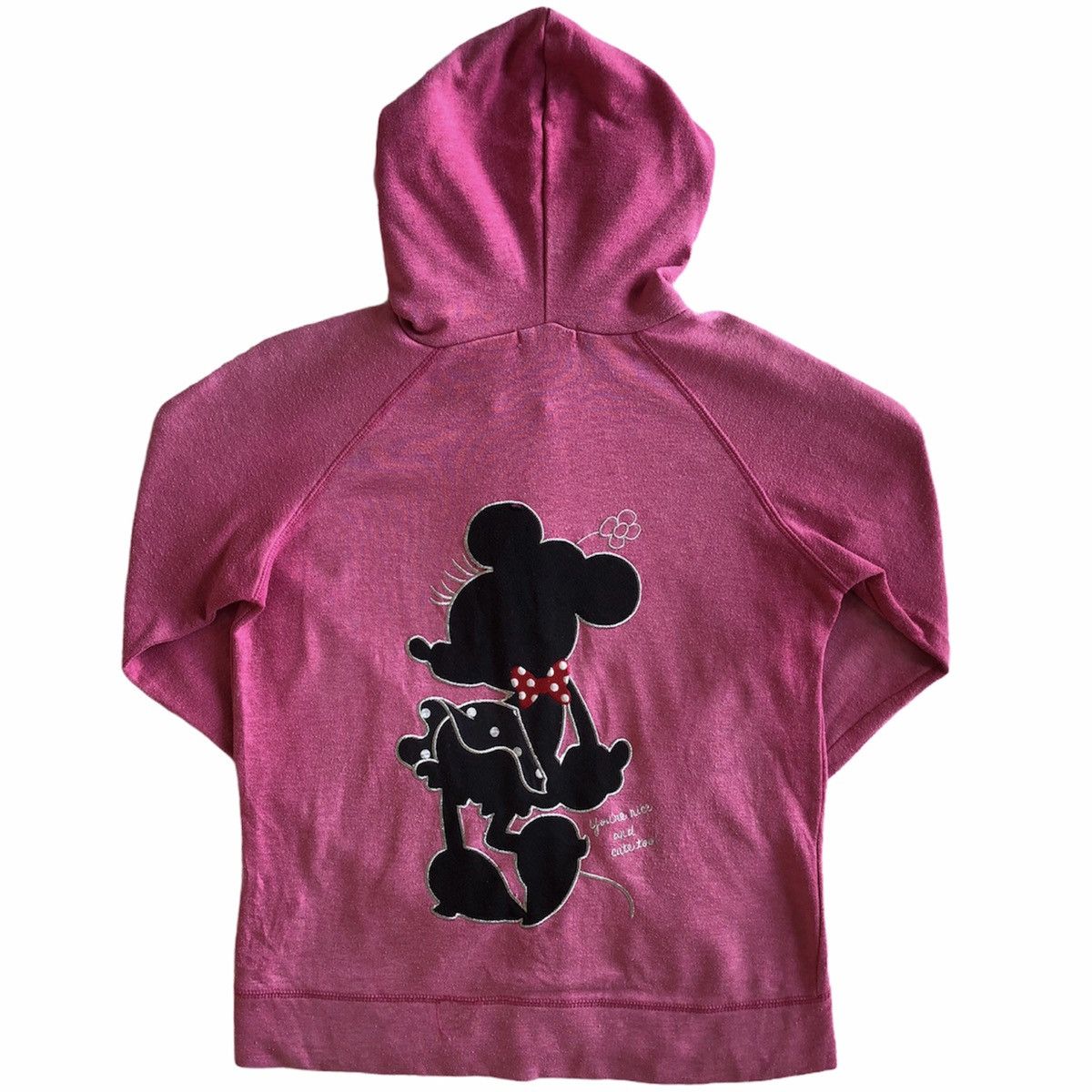 Cartoon Network Sweatshirt Zipper Hoodie Minnie Mouse by DISNEY Size XS / US 0-2 / IT 36-38 - 5 Thumbnail