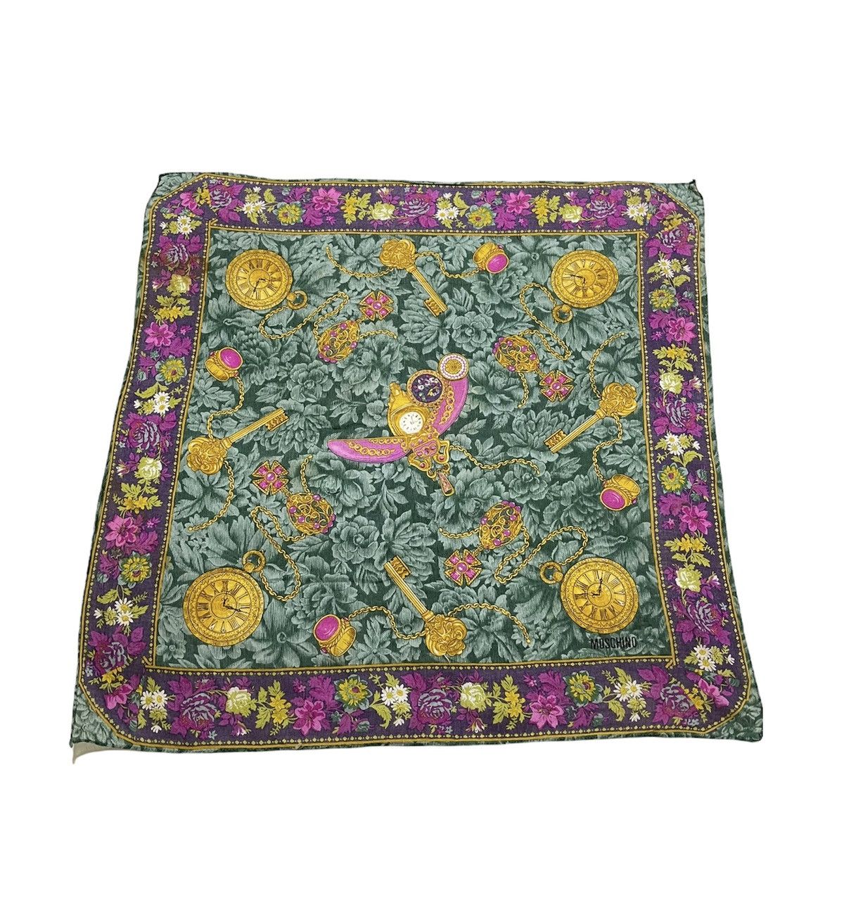 Moschino Moschino Scarf Handkerchief Neckerchief Bandana Size ONE SIZE - 2 Thumbnail