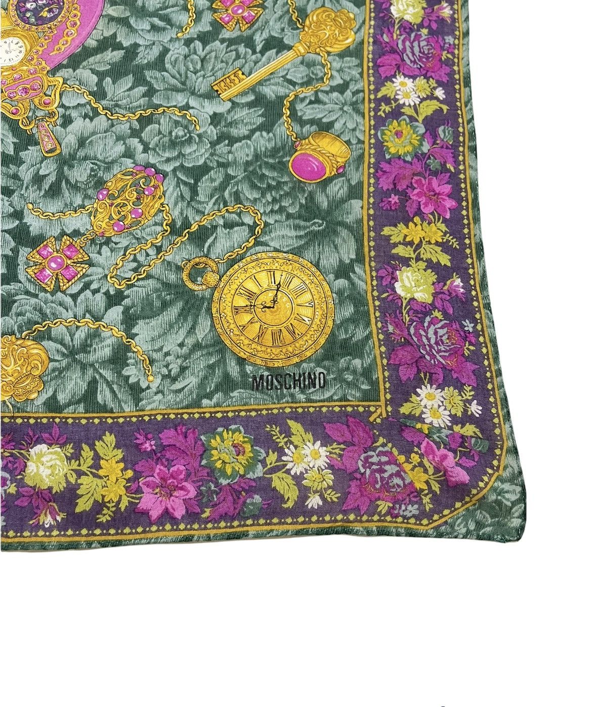 Moschino Moschino Scarf Handkerchief Neckerchief Bandana Size ONE SIZE - 4 Thumbnail