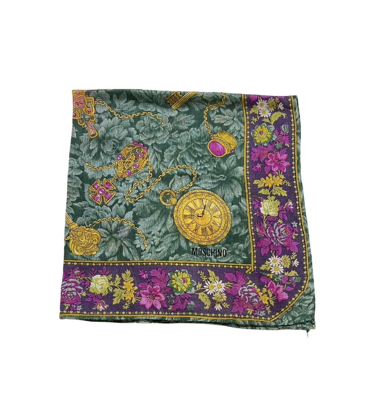 Moschino Moschino Scarf Handkerchief Neckerchief Bandana Size ONE SIZE - 3 Thumbnail