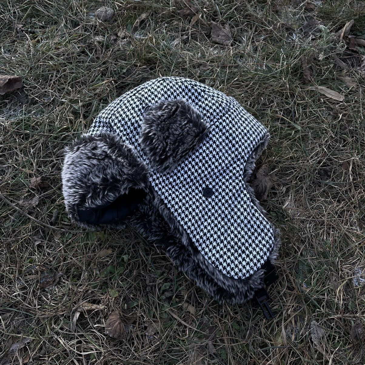 Vintage Vintage 90s Mohair Beanie Gingham Check Streetwear Grunge OS Size ONE SIZE - 3 Thumbnail