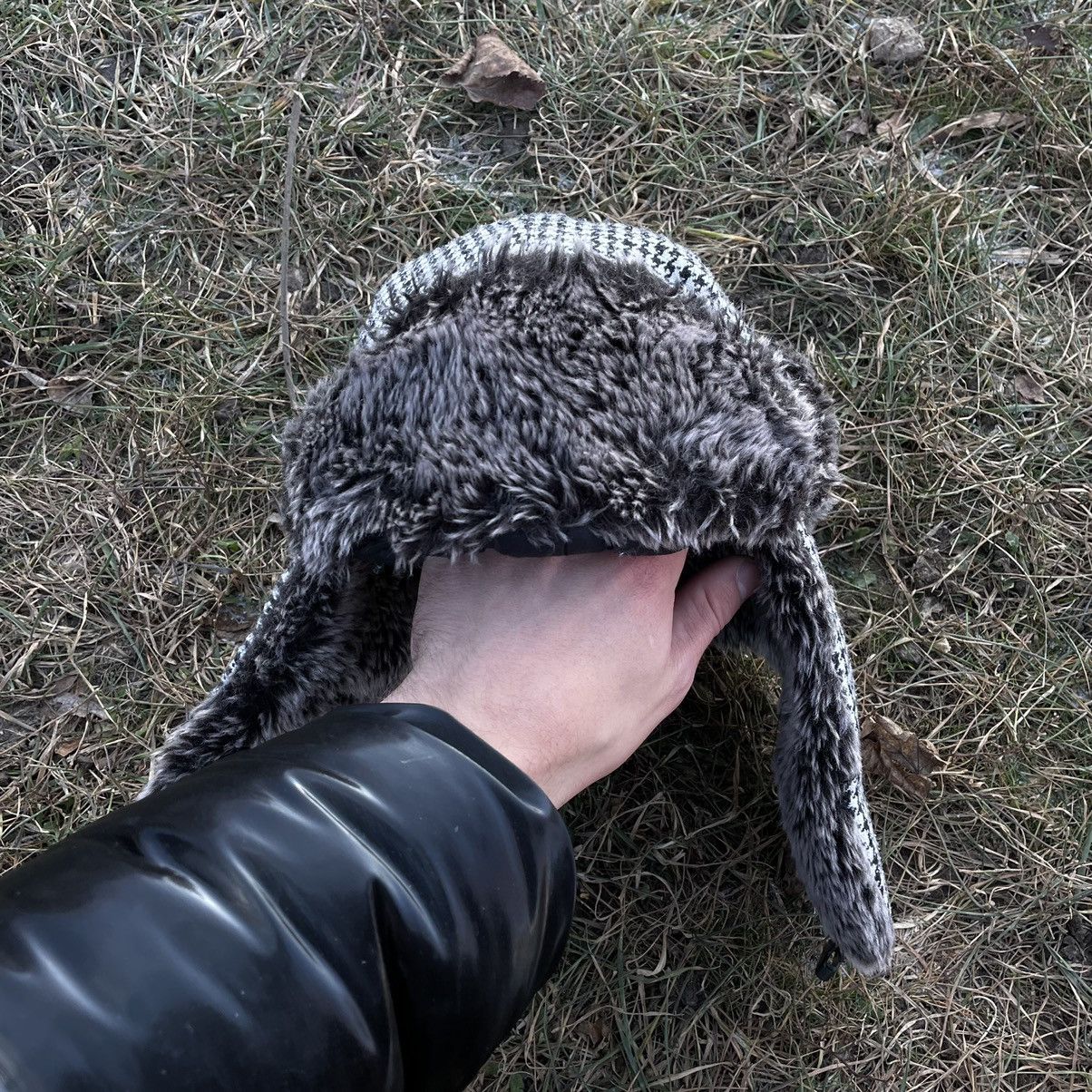 Vintage Vintage 90s Mohair Beanie Gingham Check Streetwear Grunge OS Size ONE SIZE - 4 Thumbnail