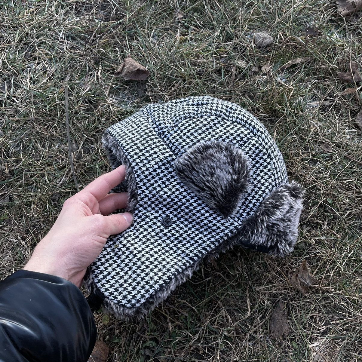 Vintage Vintage 90s Mohair Beanie Gingham Check Streetwear Grunge OS Size ONE SIZE - 6 Thumbnail