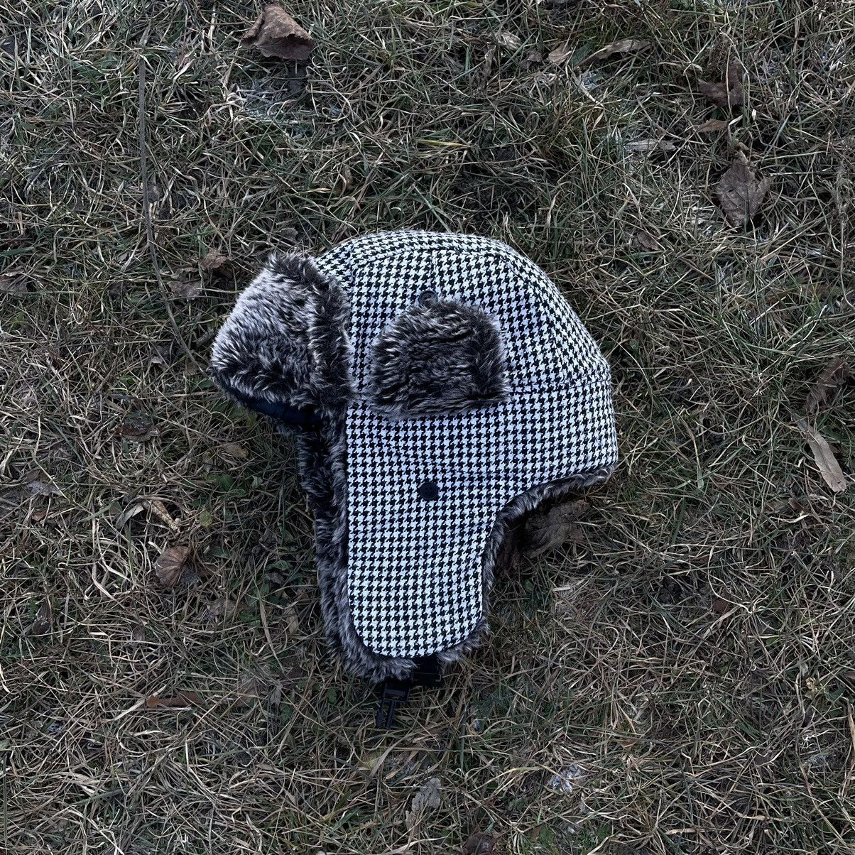 Vintage Vintage 90s Mohair Beanie Gingham Check Streetwear Grunge OS Size ONE SIZE - 1 Thumbnail