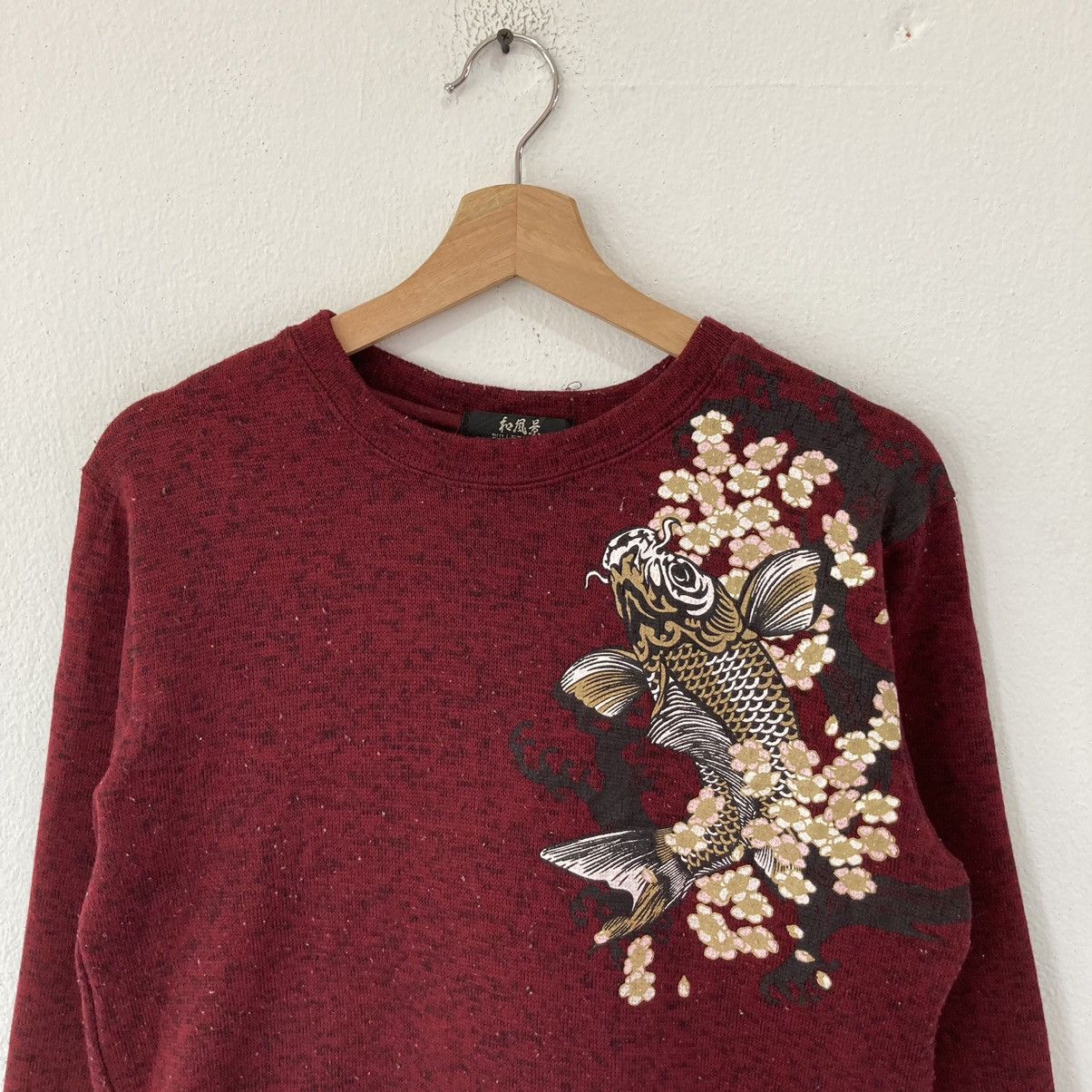 Japanese Brand 🔥LAST PRICE🔥 Sukajan Koi Fish Crewneck Sweatshirt Size US M / EU 48-50 / 2 - 4 Thumbnail