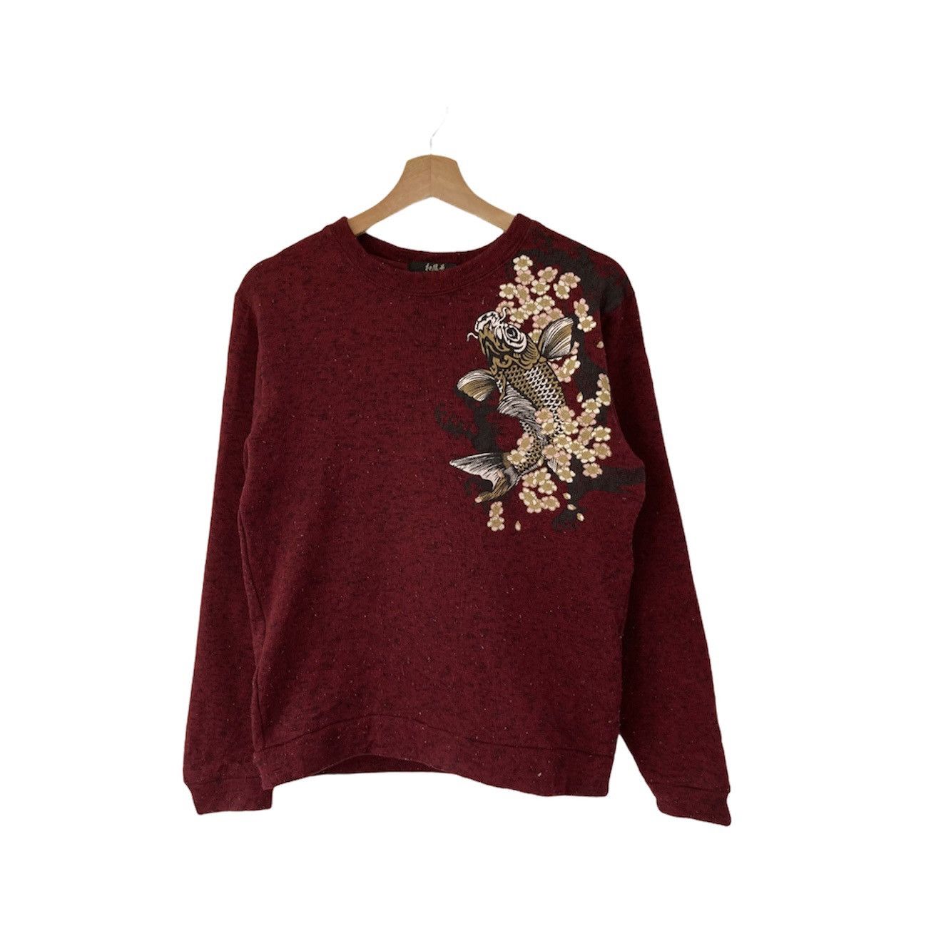 Japanese Brand 🔥LAST PRICE🔥 Sukajan Koi Fish Crewneck Sweatshirt Size US M / EU 48-50 / 2 - 1 Thumbnail