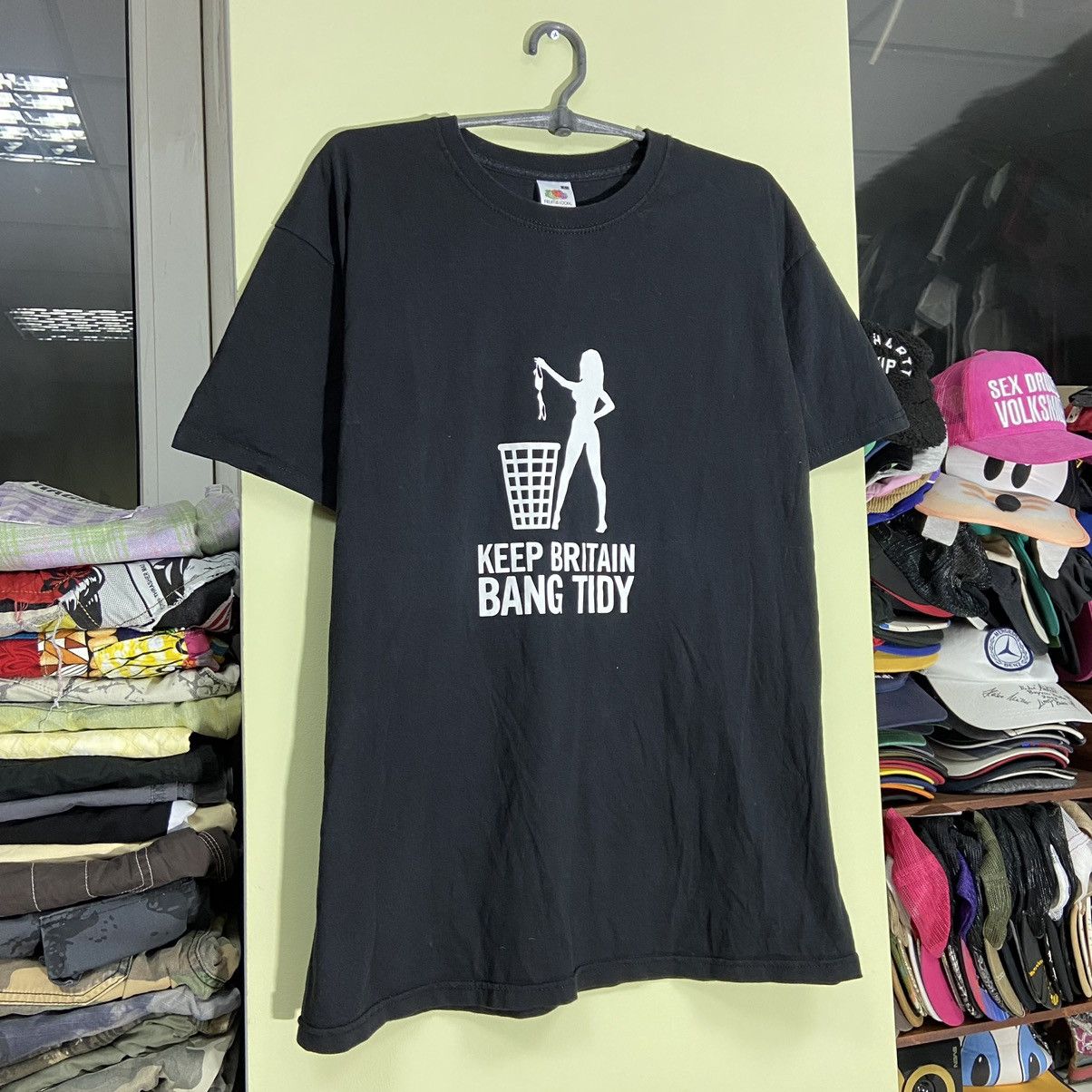 Vintage Vintage 90s Graphic Tee Humor Print Streetwear Skate Black L Size US L / EU 52-54 / 3 - 2 Thumbnail