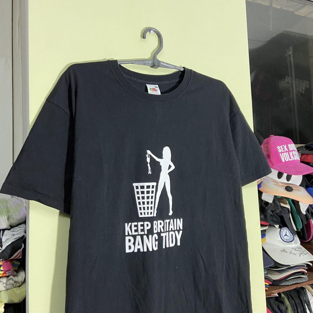 Vintage Vintage 90s Graphic Tee Humor Print Streetwear Skate Black L Size US L / EU 52-54 / 3 - 4 Thumbnail