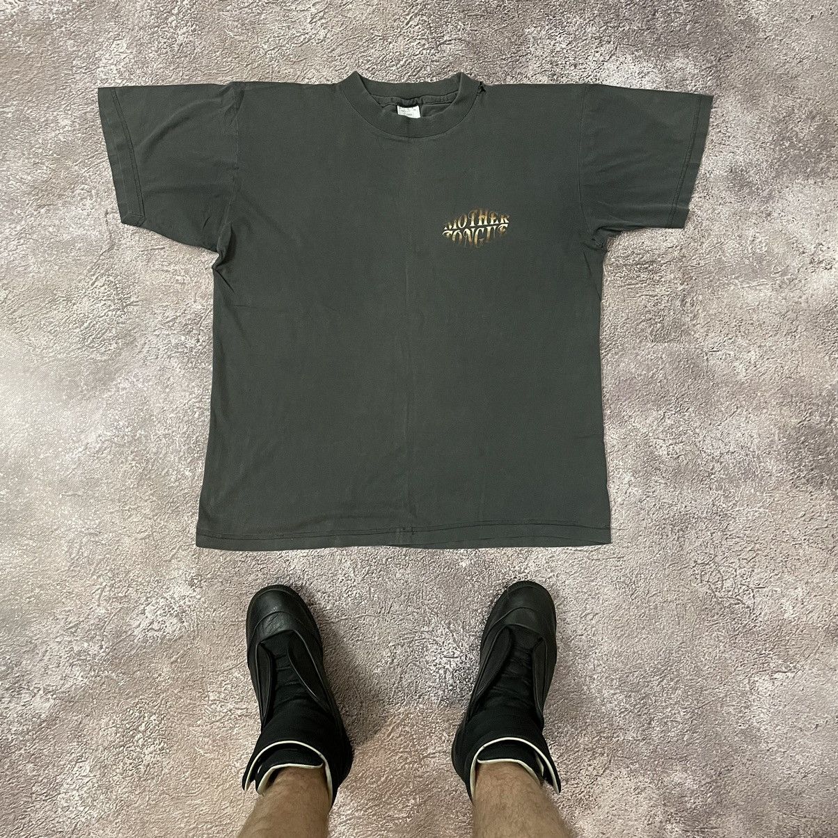 Vintage Vintage 90s Graphic Tee Sun Faded Faded Black Goth Slim XL Size US XL / EU 56 / 4 - 8 Thumbnail