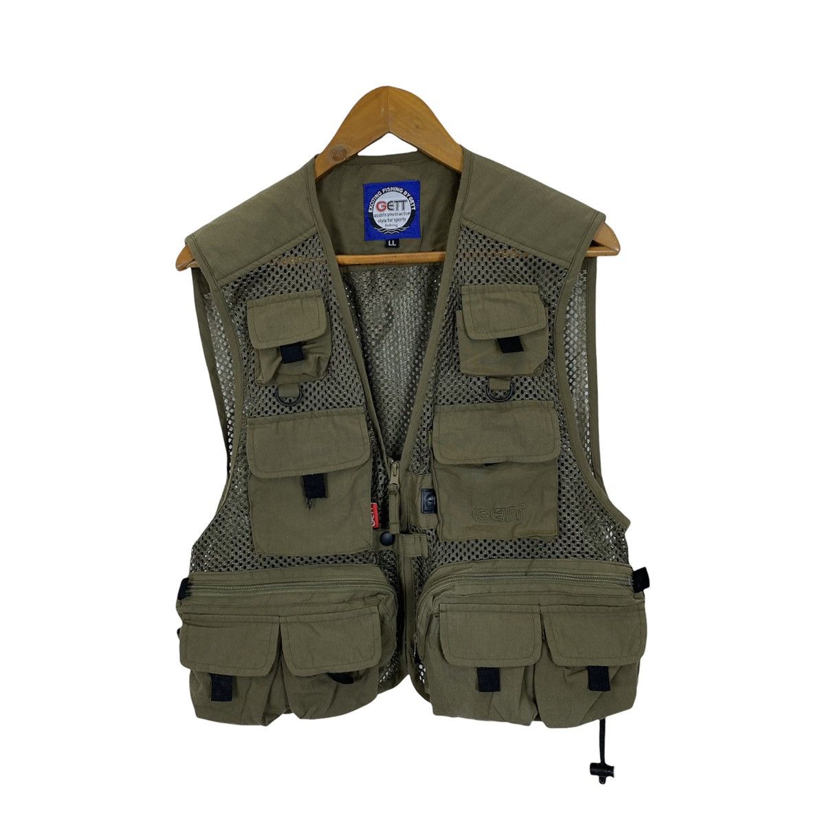 image of Chaos Fishing Club x Tracey Vest Japanese Tactical Multipocket Vest, Men's (Size XL)