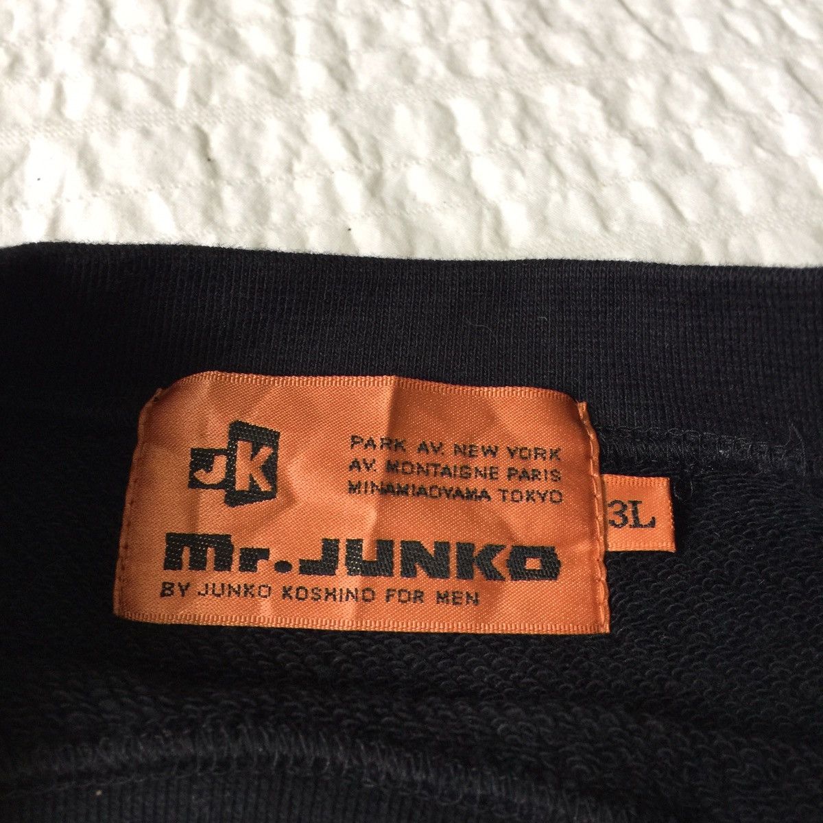 Japanese Brand BIG LOGO MR.JUNKO BY JUNKO KOSHINO FOR MEN Size US L / EU 52-54 / 3 - 14 Thumbnail