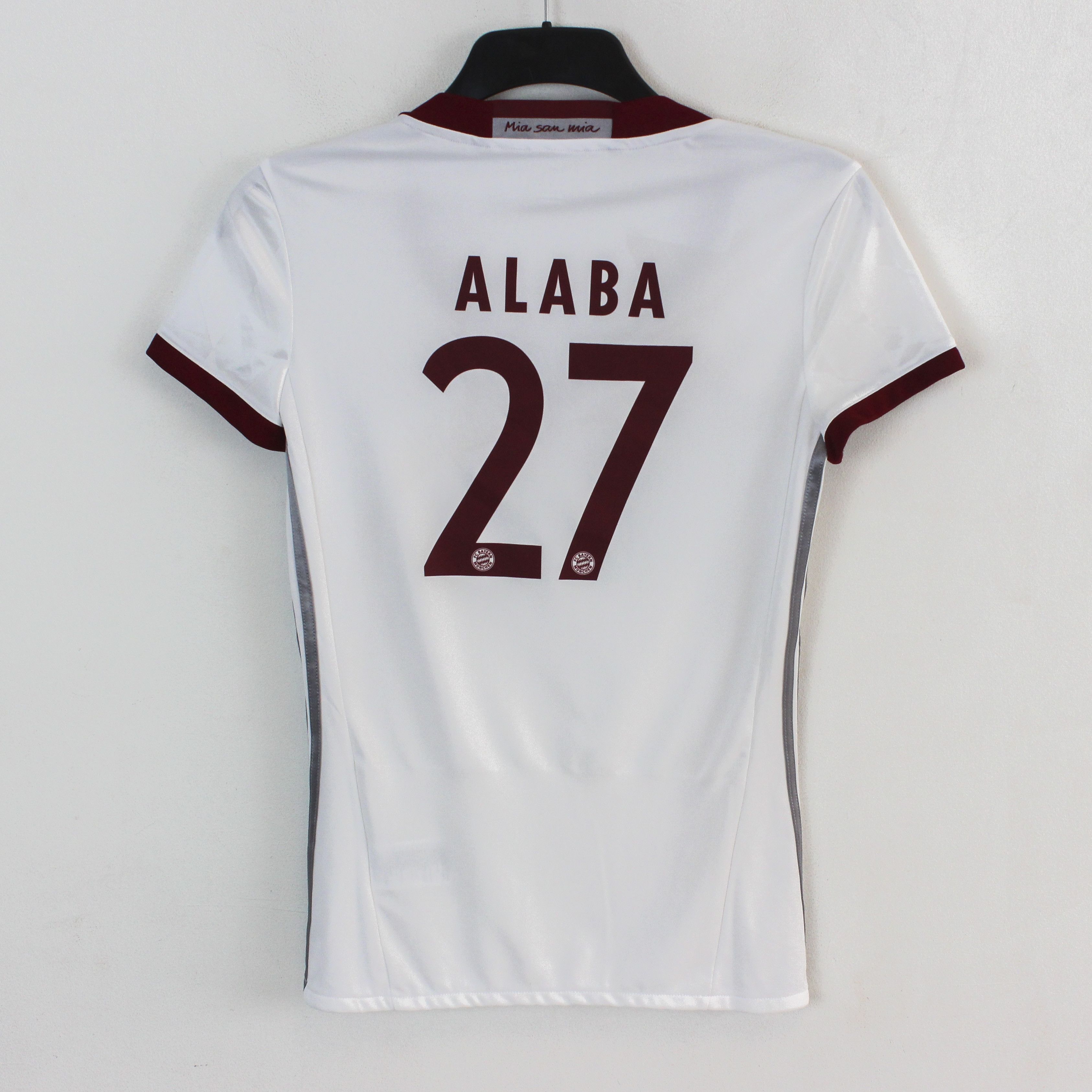 Adidas Bayern Munich Womens S Football 3rd Kit 2016 2017 #27 Alaba Size S / US 4 / IT 40 - 1 Thumbnail