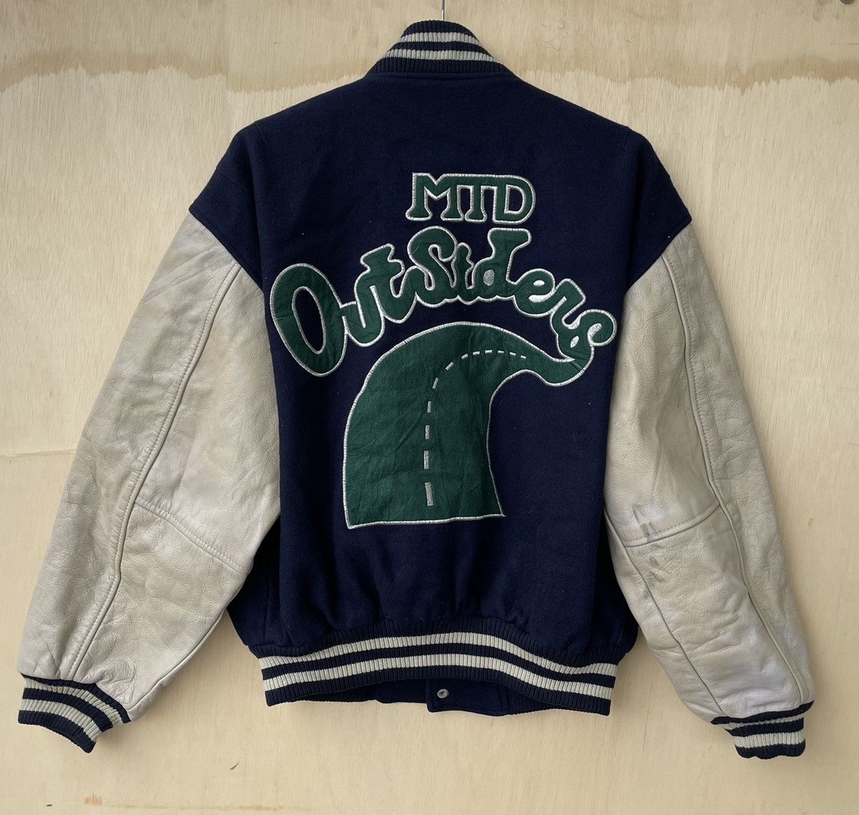 Vintage MTD OUTSIDERS varsity jacket Size US L / EU 52-54 / 3 - 2 Thumbnail