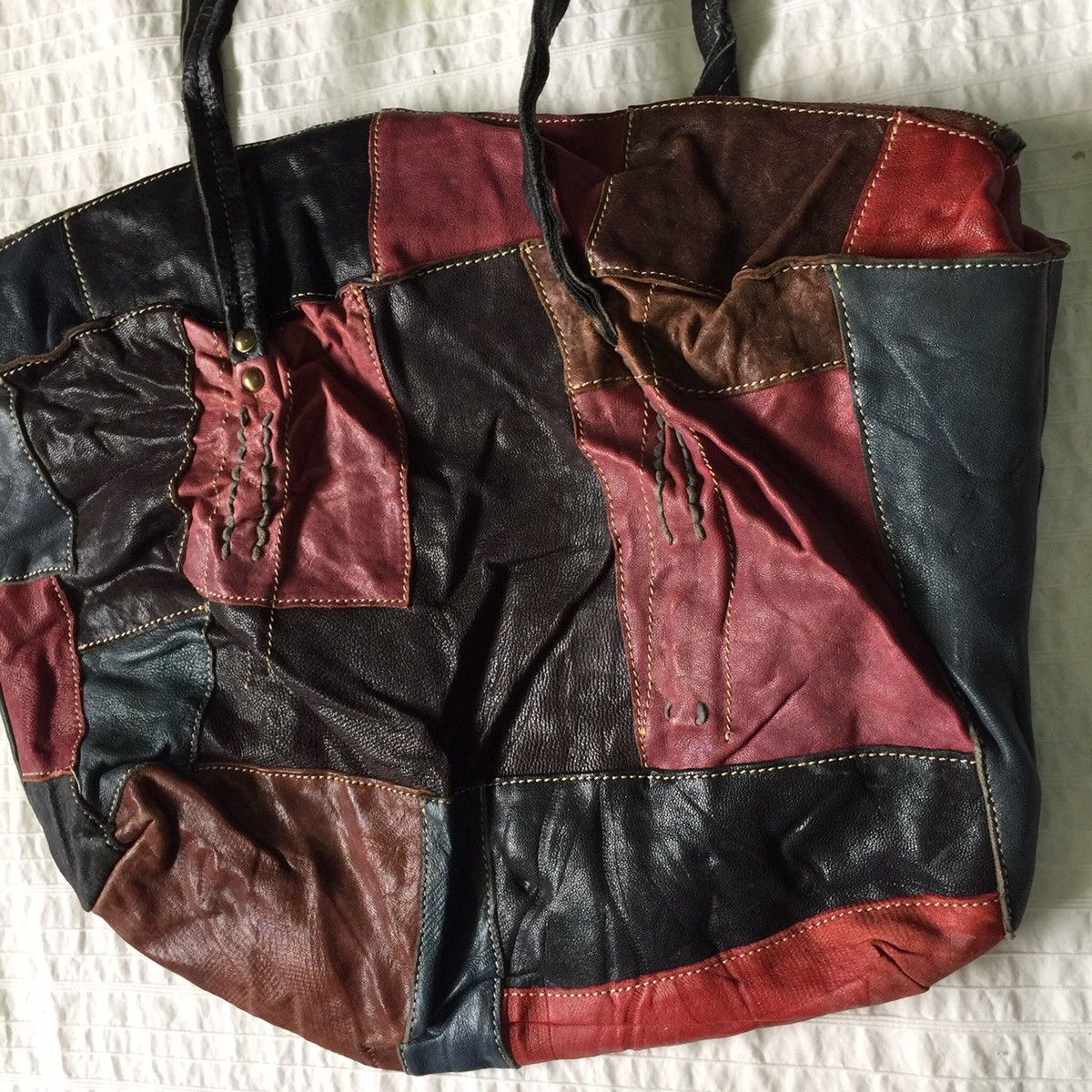 Leather Leather patches bag Size ONE SIZE - 8 Thumbnail