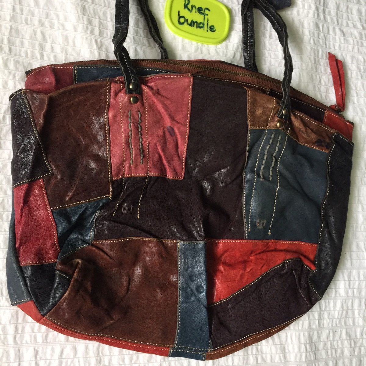 Leather Leather patches bag Size ONE SIZE - 3 Thumbnail
