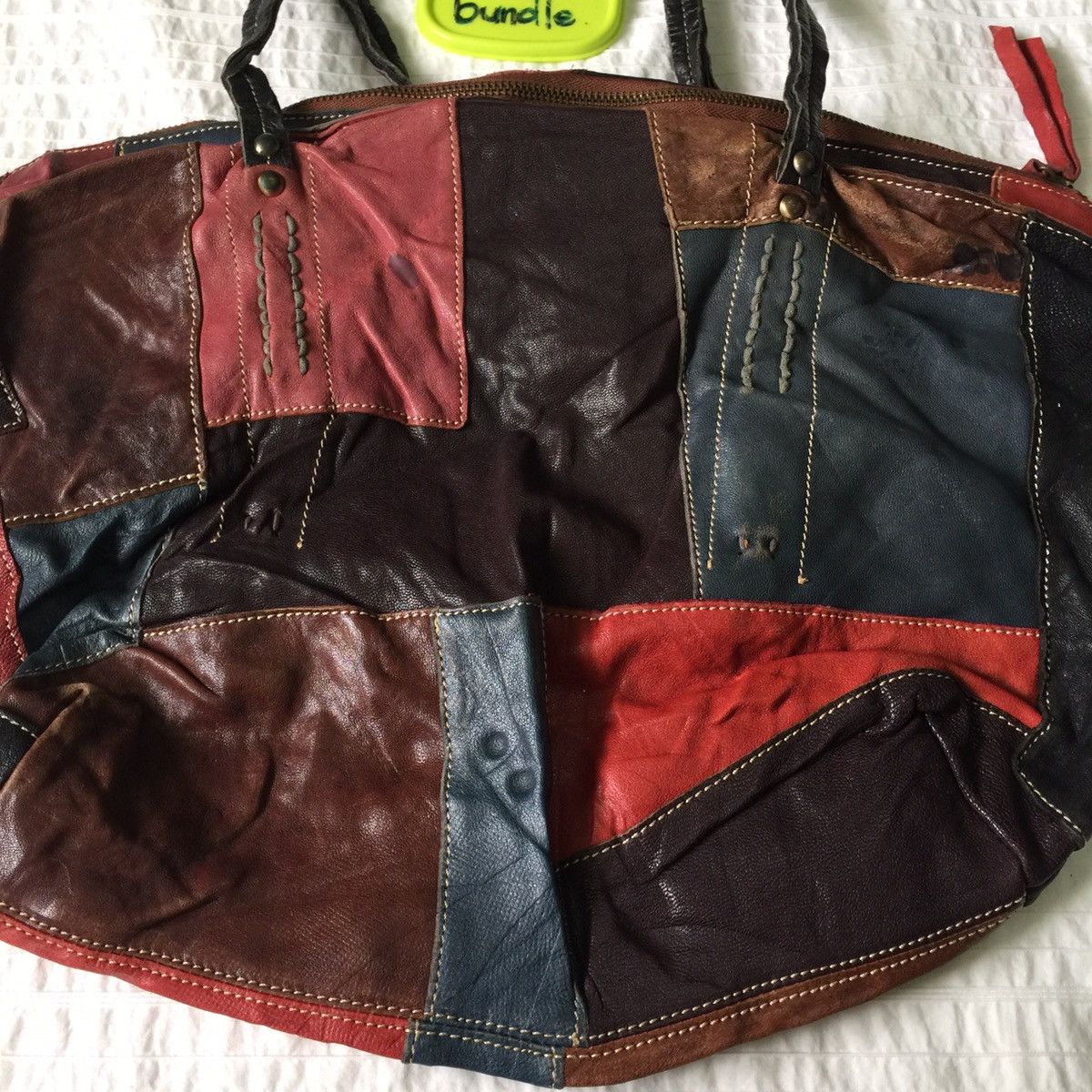Leather Leather patches bag Size ONE SIZE - 6 Thumbnail