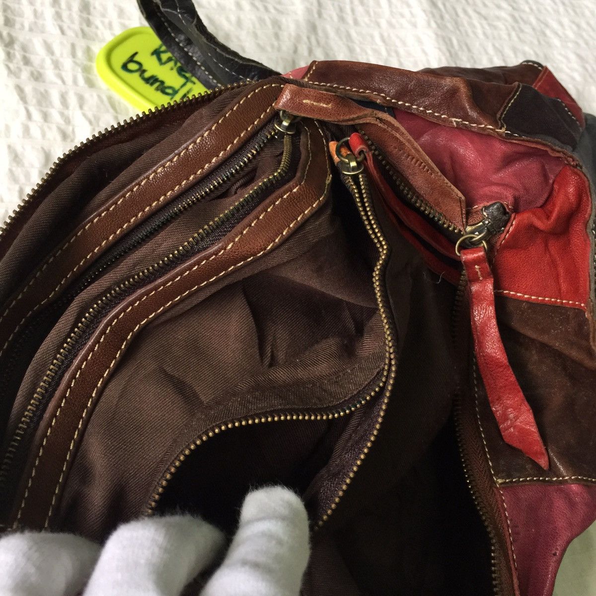 Leather Leather patches bag Size ONE SIZE - 10 Thumbnail