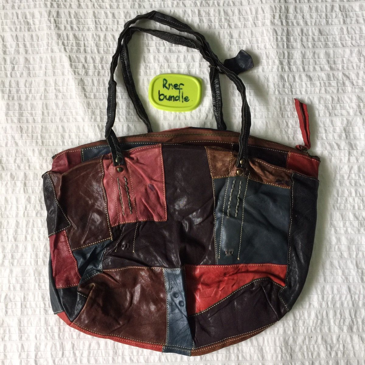 Leather Leather patches bag Size ONE SIZE - 1 Thumbnail
