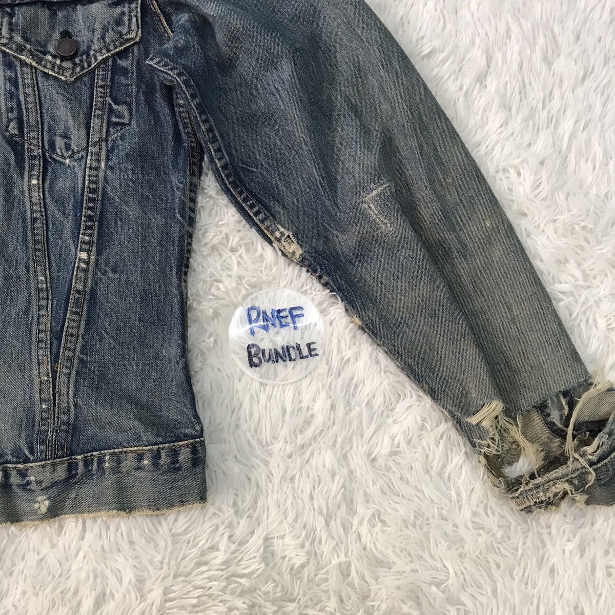 Levi's Vintage distressed Levi’s big E jacket made in USA Size US S / EU 44-46 / 1 - 6 Thumbnail