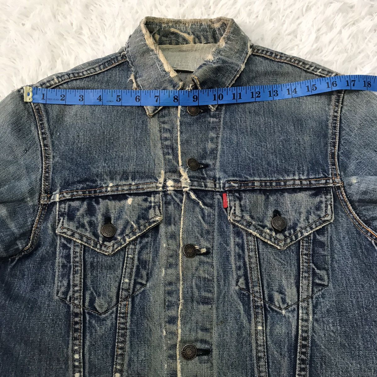 Levi's Vintage distressed Levi’s big E jacket made in USA Size US S / EU 44-46 / 1 - 9 Thumbnail