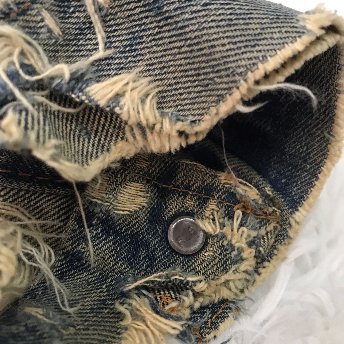 Levi's Vintage distressed Levi’s big E jacket made in USA Size US S / EU 44-46 / 1 - 21 Thumbnail