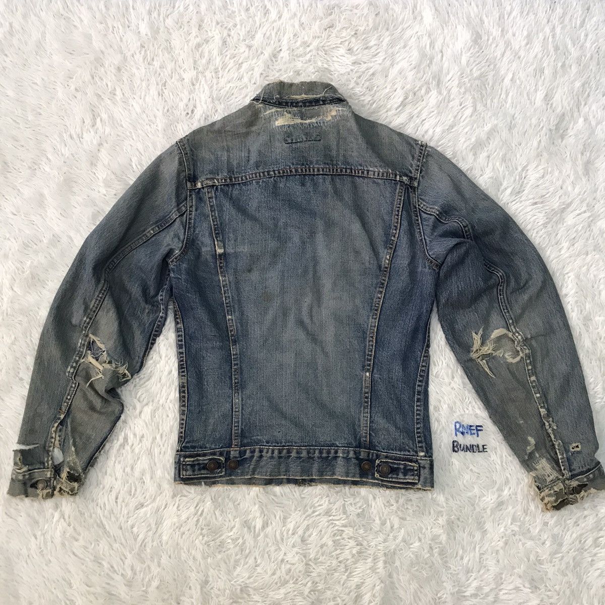 Levi's Vintage distressed Levi’s big E jacket made in USA Size US S / EU 44-46 / 1 - 2 Thumbnail