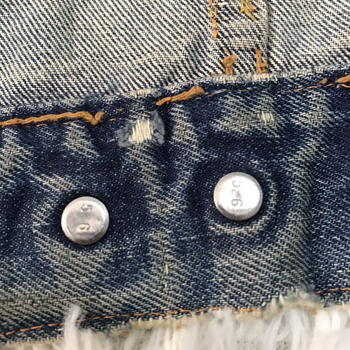 Levi's Vintage distressed Levi’s big E jacket made in USA Size US S / EU 44-46 / 1 - 18 Thumbnail