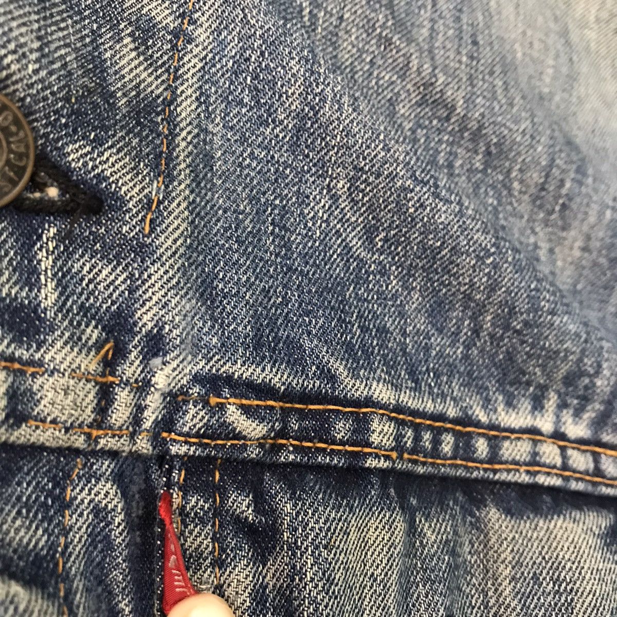 Levi's Vintage distressed Levi’s big E jacket made in USA Size US S / EU 44-46 / 1 - 22 Thumbnail