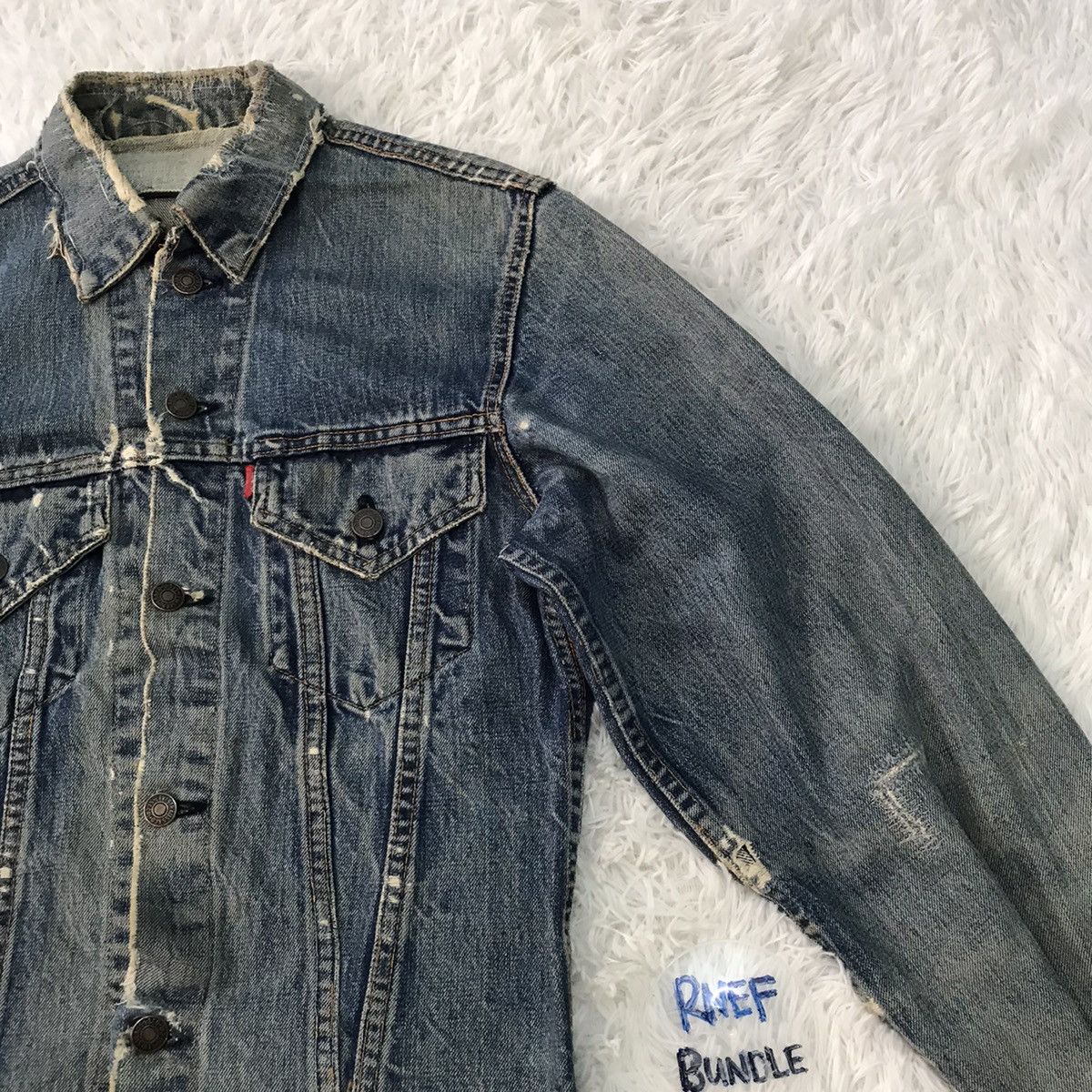 Levi's Vintage distressed Levi’s big E jacket made in USA Size US S / EU 44-46 / 1 - 7 Thumbnail