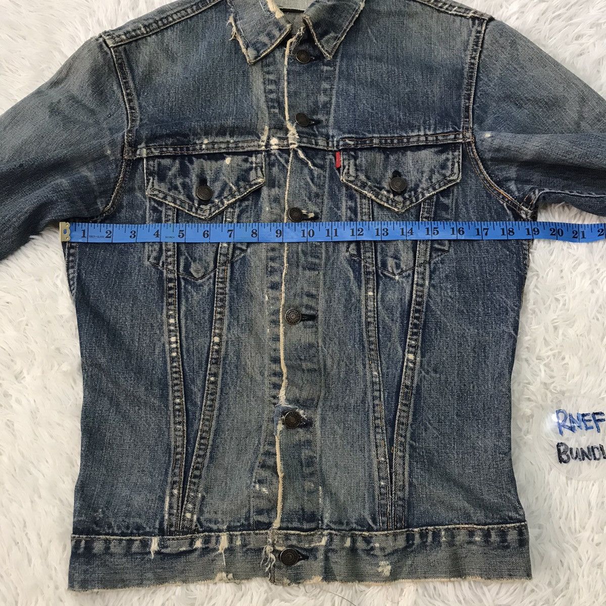 Levi's Vintage distressed Levi’s big E jacket made in USA Size US S / EU 44-46 / 1 - 8 Thumbnail