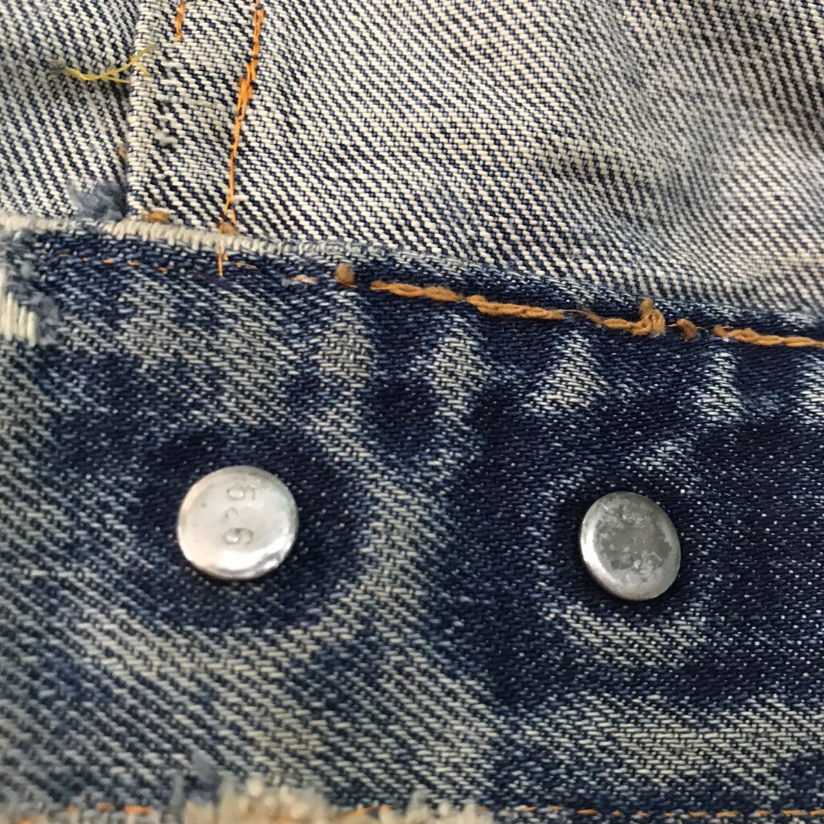 Levi's Vintage distressed Levi’s big E jacket made in USA Size US S / EU 44-46 / 1 - 19 Thumbnail