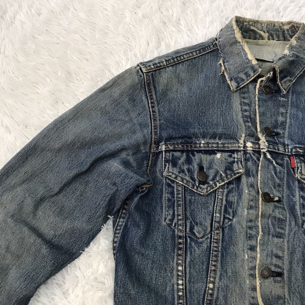 Levi's Vintage distressed Levi’s big E jacket made in USA Size US S / EU 44-46 / 1 - 4 Thumbnail
