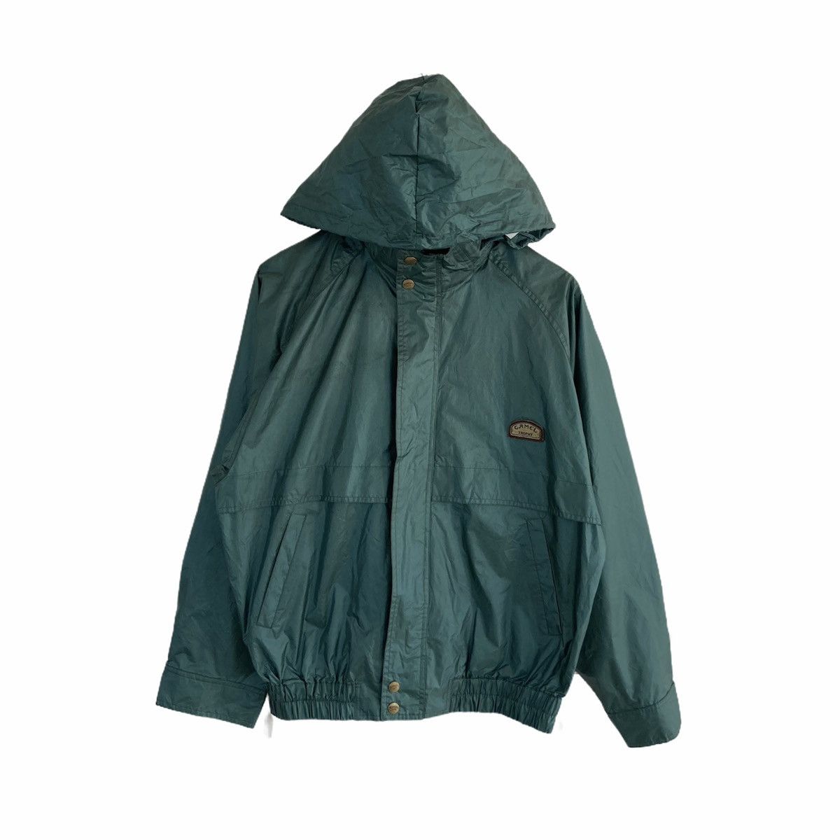 image of Vintage Camel Trophy Windbreaker Button Jacket in Green, Men's (Size Medium)