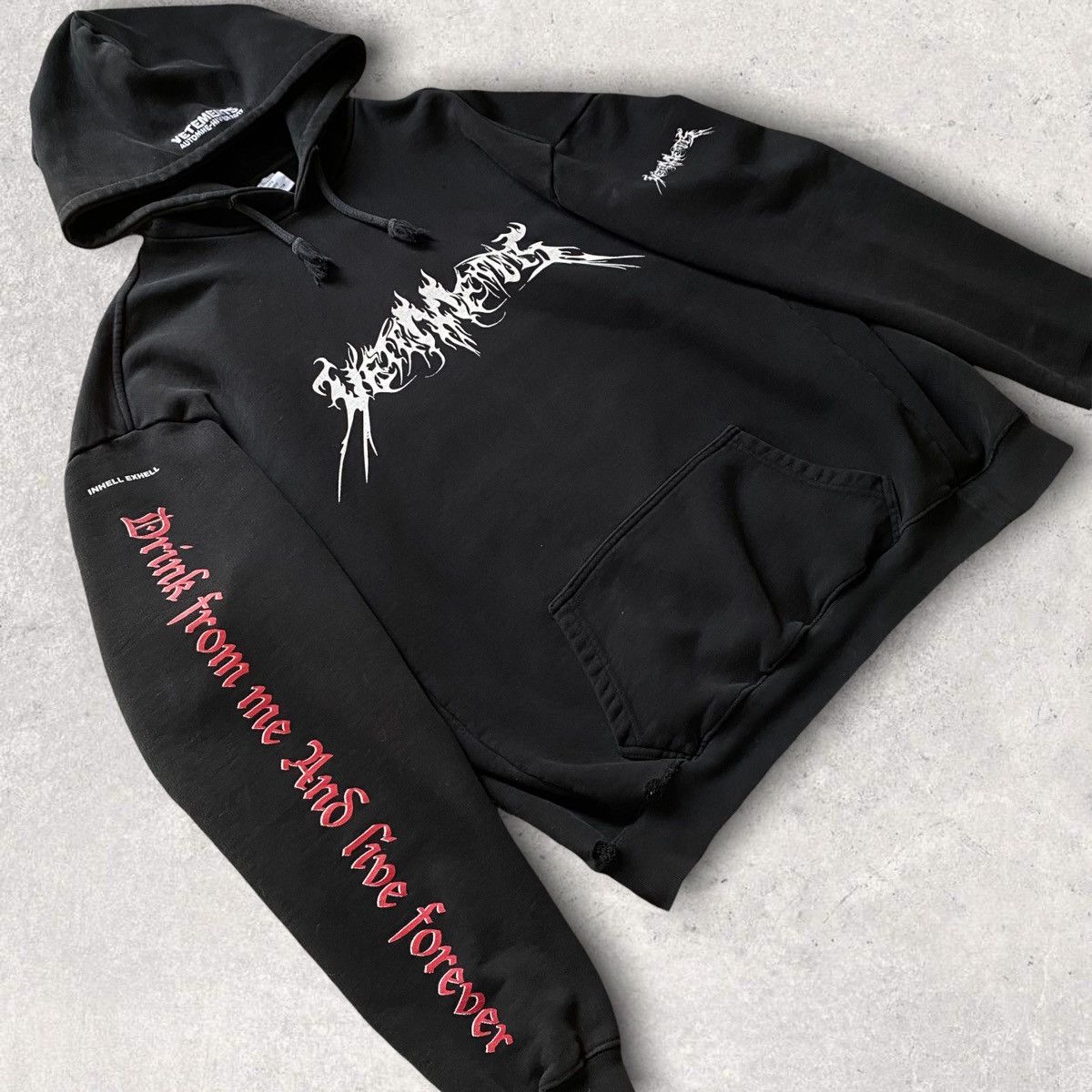 Vetements Vetements Total Fucking Darkness Hoodie Size US M / EU 48-50 / 2 - 4 Thumbnail