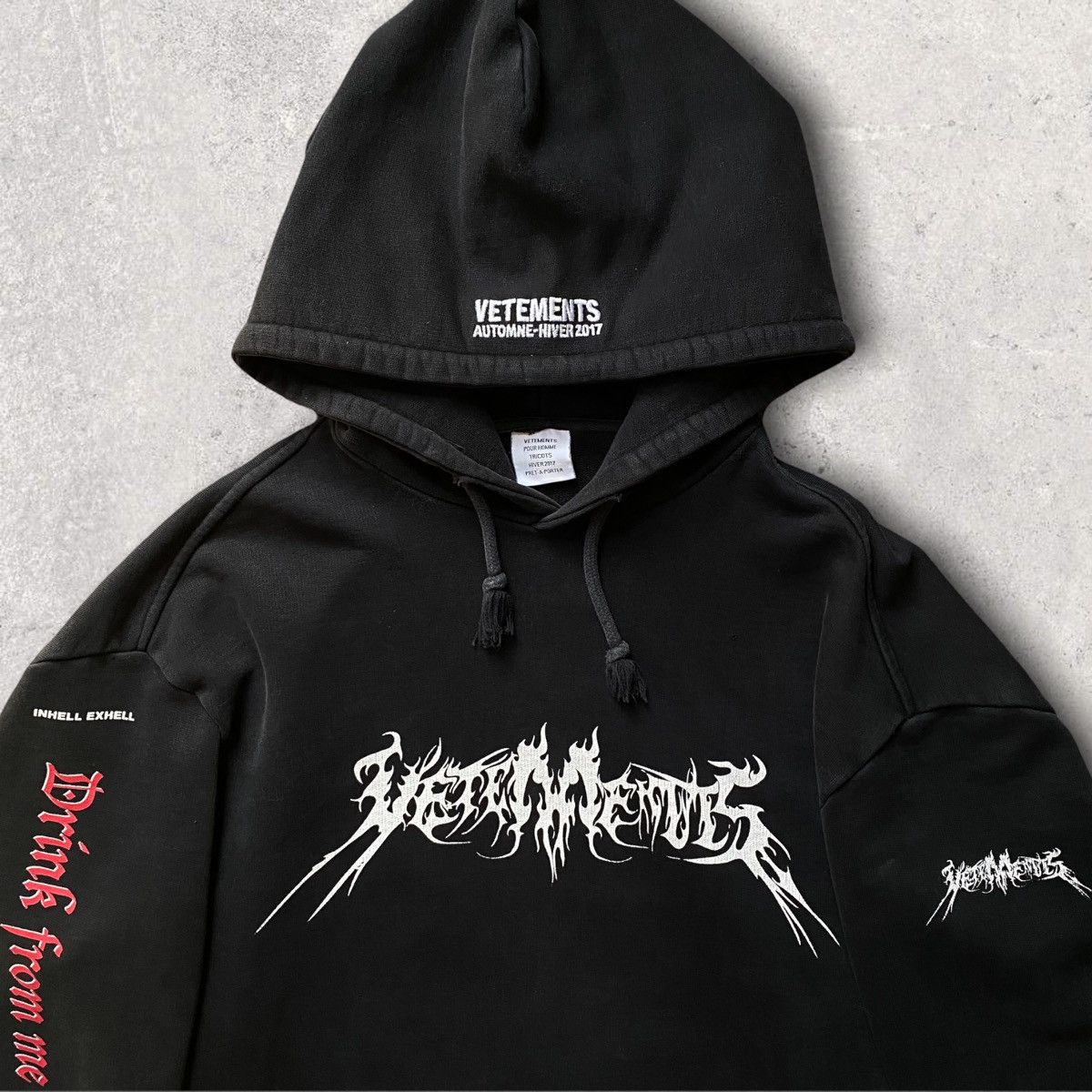 Vetements Vetements Total Fucking Darkness Hoodie Size US M / EU 48-50 / 2 - 5 Thumbnail