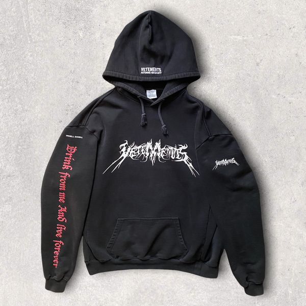 Vetements total darkness clearance hoodie