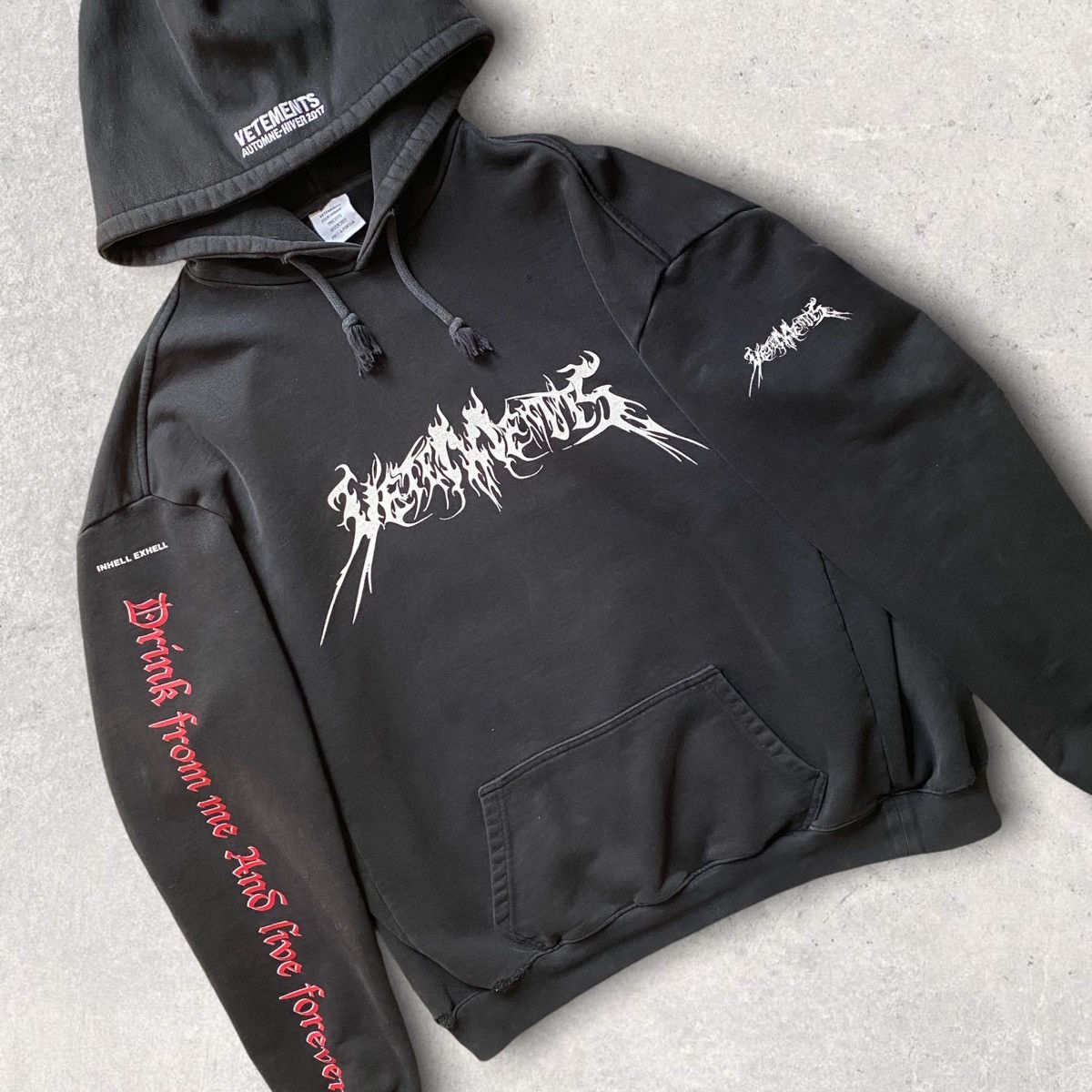 Vetements Vetements Total Fucking Darkness Hoodie Size US M / EU 48-50 / 2 - 3 Thumbnail