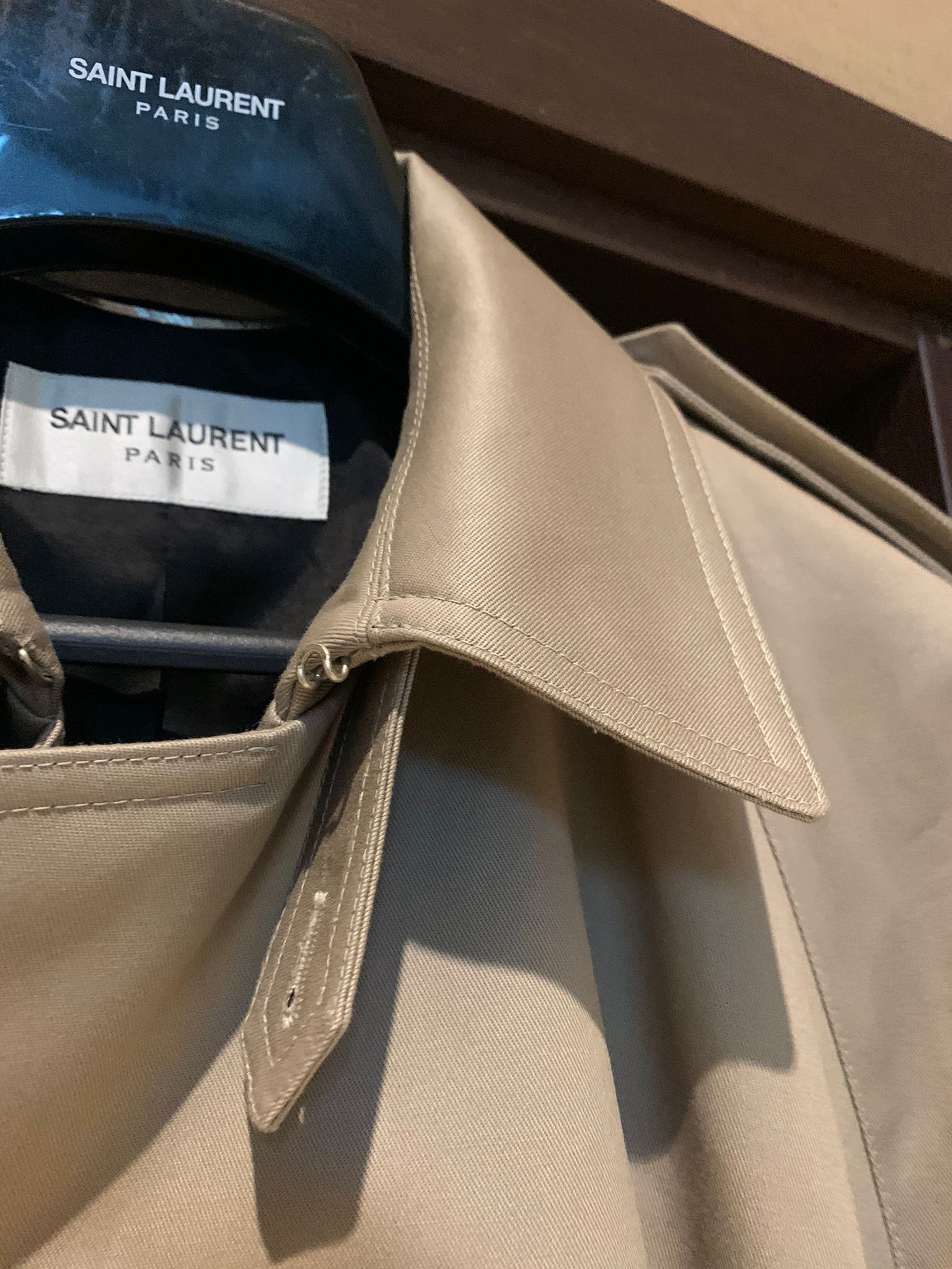 Saint Laurent Paris Belted Trench Coat Size US L / EU 52-54 / 3 - 9 Thumbnail