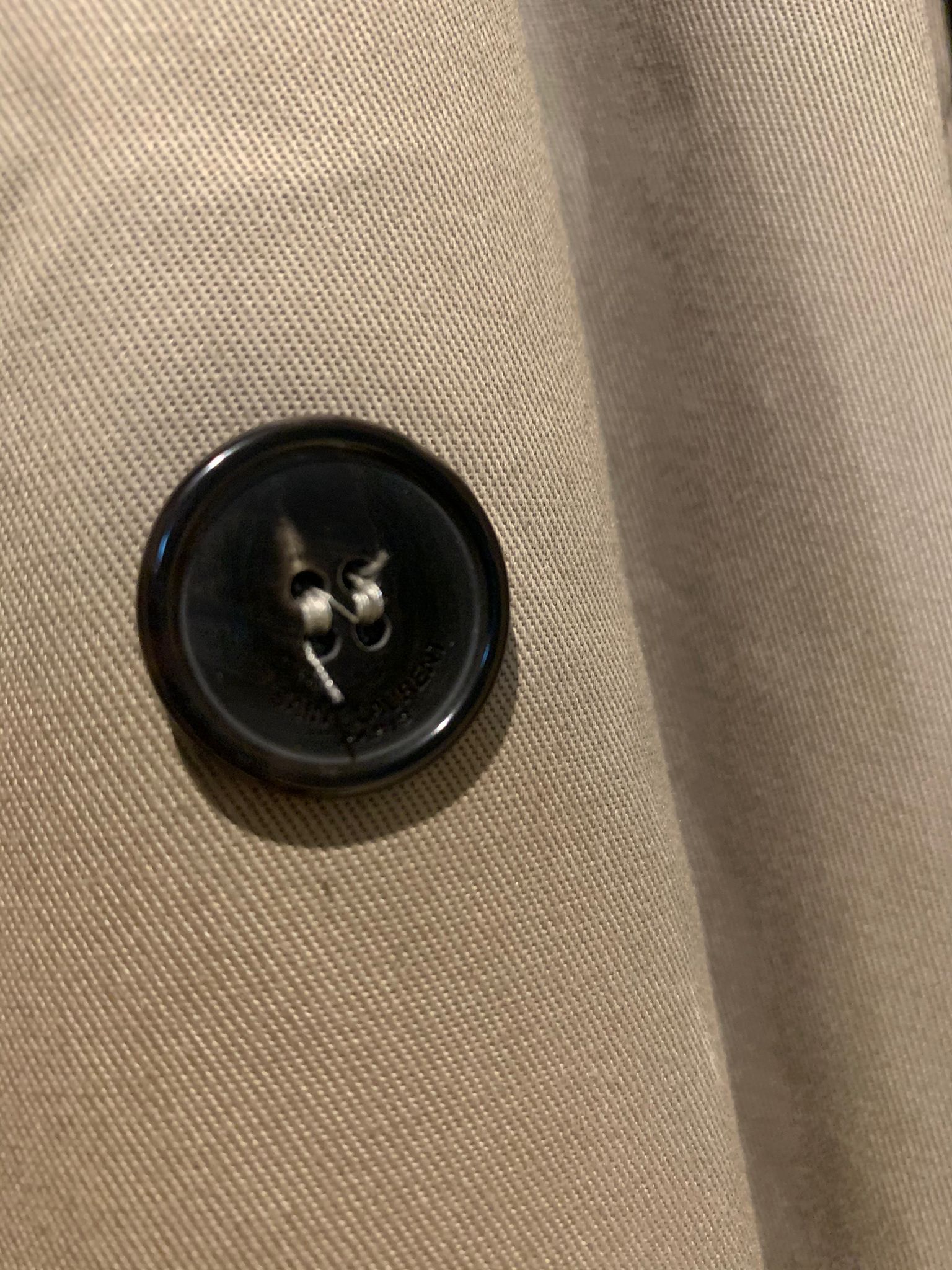 Saint Laurent Paris Belted Trench Coat Size US L / EU 52-54 / 3 - 8 Thumbnail