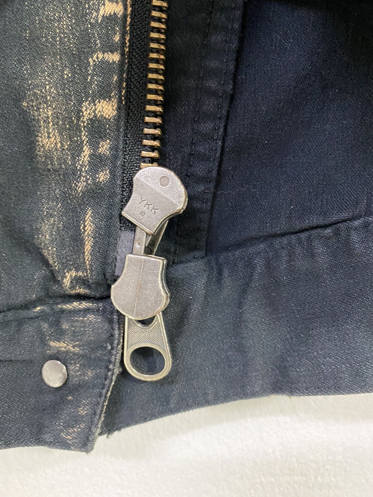 Le Grande Bleu (L.G.B.) L.G.B Distressed Double Collar Cropped Jacket Ocean/GR-1 Size US XS / EU 42 / 0 - 9 Thumbnail