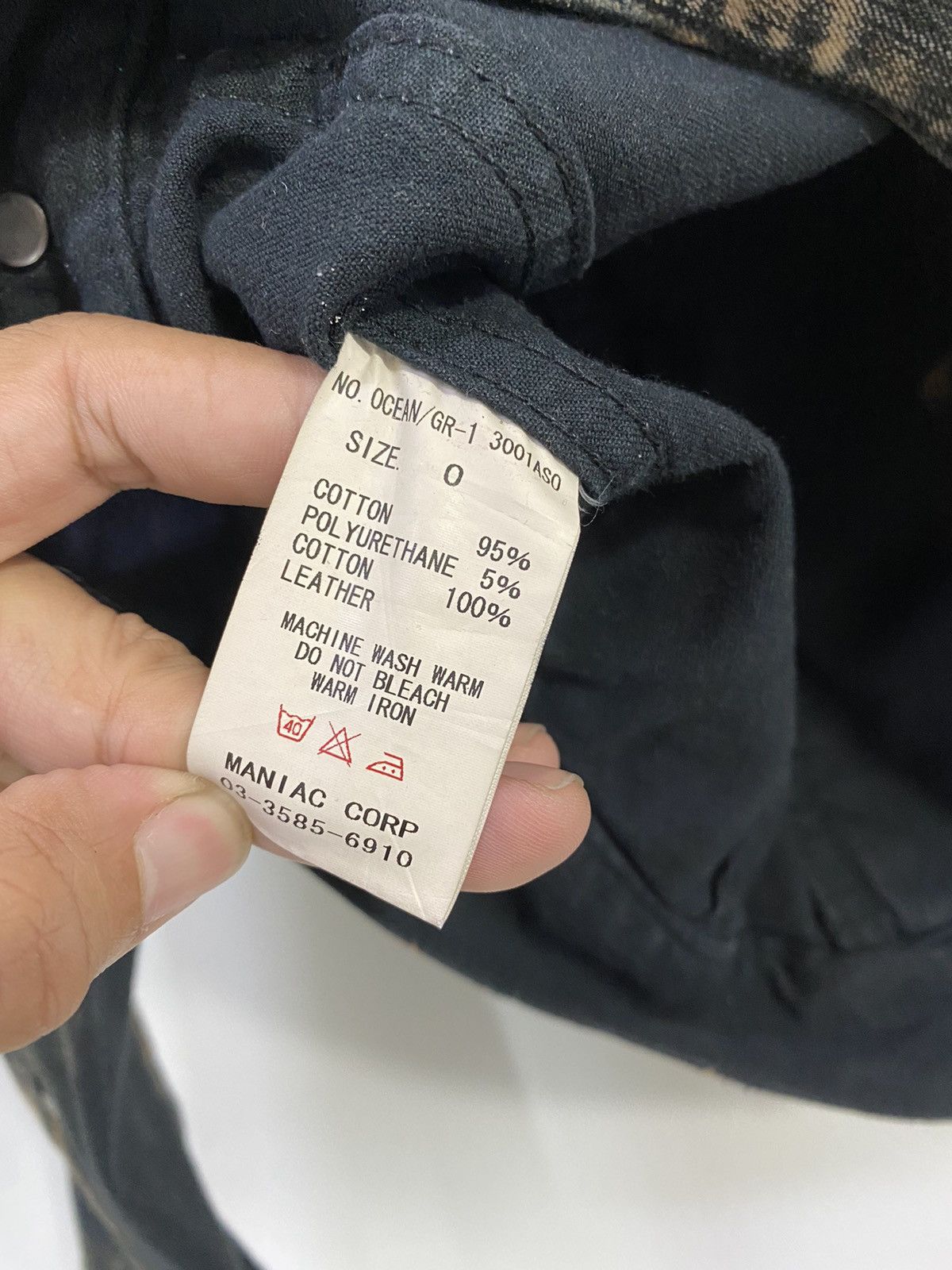 Le Grande Bleu (L.G.B.) L.G.B Distressed Double Collar Cropped Jacket Ocean/GR-1 Size US XS / EU 42 / 0 - 10 Thumbnail