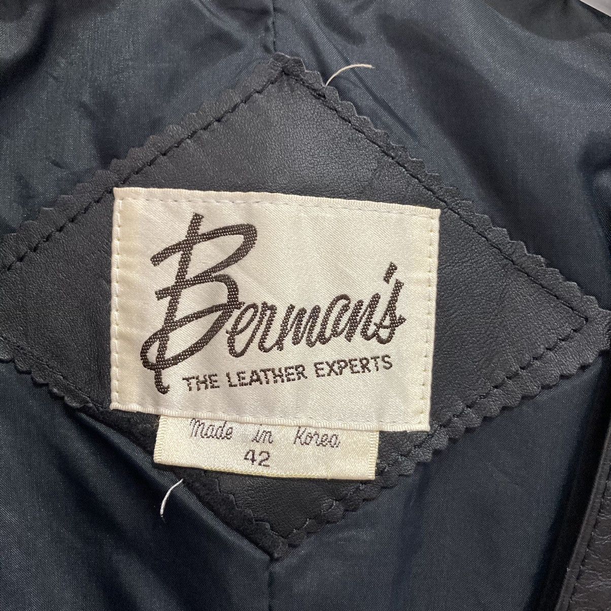 ICON Motorsports Berman's The Leather Experts Vest Size US XS / EU 42 / 0 - 8 Thumbnail